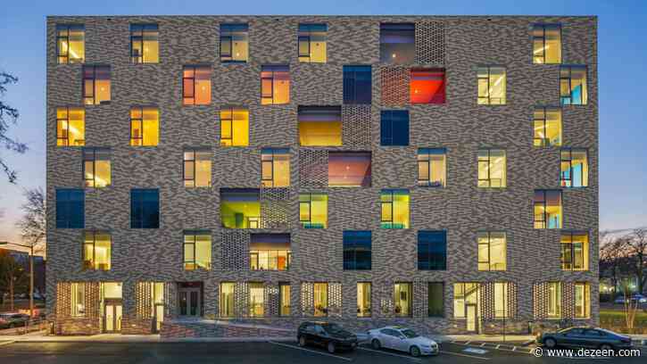 Emergency housing block in Washington DC has four "uniquely different" facades