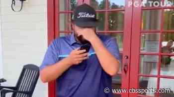 WATCH: Pro golfer Michael Visacki makes emotional call to father after qualifying for first PGA Tour event
