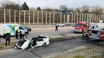Pursuit ends in crash on I-35W in Bloomington