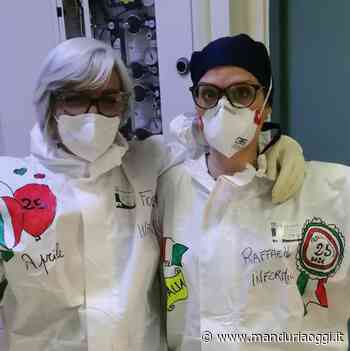 MANDURIA - Il 25 aprile nei reparti Covid del Giannuzzi: colori e disegni per ricordare una importante ricorrenza - ManduriaOggi