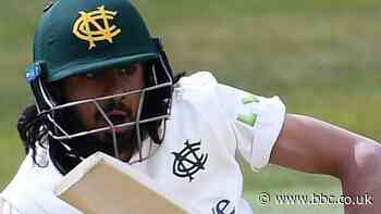 County Championship: Haseeb Hameed scores two centuries as Notts draw at Worcestershire
