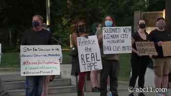 'Release the real tape': Raleigh demonstrators call for Andrew Brown Jr. shooting bodycam video ahead of hearing