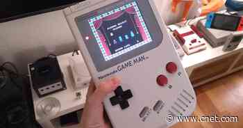 This oversized Game Boy imagines Nintendo's classic handheld as a Game Man     - CNET