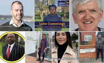 The candidates for the Southbury by-election, Enfield