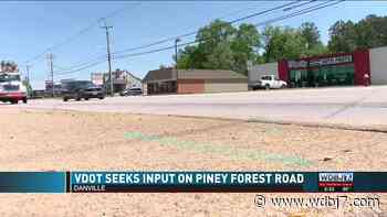 VDOT hosts online meeting to discuss safety improvements to Piney Forest Road in Danville - WDBJ7