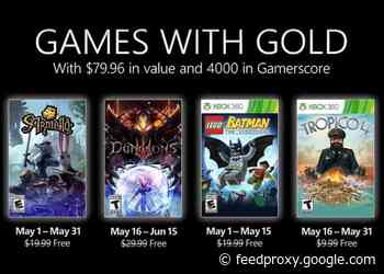 Free Xbox Games with Gold for May 2021 announced