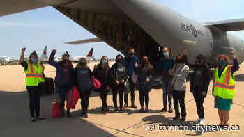 Medical personnel from Newfoundland and Labrador arrive in Toronto - CityNews Toronto