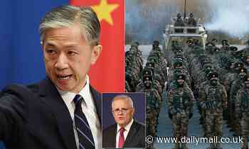 Beijing calls Australia 'sick' and blames Scott Morrison for 'beating the drums of war' - Daily Mail
