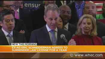Ex -NY AG Schneiderman surrenders law license for a year