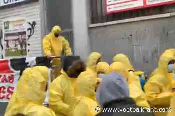 🎥 Opvallend: Spaanse fans trekken massaal naar stadion om het te desinfecteren na bezoek rechtse politici