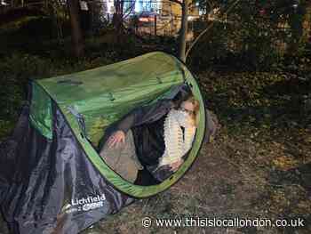 Mother, 50, camps in York Gardens for tree felling protest