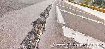 Aparece grieta en el Paso Express Cuernavaca - Diario de Morelos