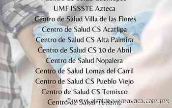 Listo calendario y puestos de vacunación en Cuernavaca y Temixco - El Sol de Cuernavaca