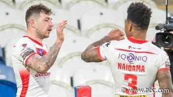 Super League: Huddersfield Giants 10-18 St Helens - Saints continue perfect start to season - BBC News