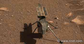 NASA Mars helicopter snaps awe-inspiring, midair view of Perseverance     - CNET