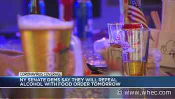 State Senate Dems officially repeal alcohol with food requirement, other executive orders