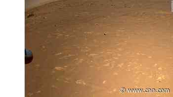 Spot the Perseverance rover in this new Mars helicopter photo