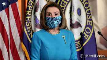 Pelosi on two women sitting behind president at joint address: 'It's about time'