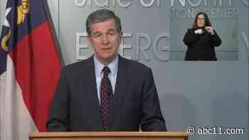 Gov. Roy Cooper says North Carolinians can drop the mask outside -- but not inside