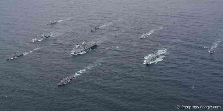 US Marine Corps F-35s flew over 5,000 miles for a deployment aboard UK aircraft carrier HMS Queen Elizabeth