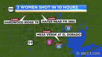 Houston crime: 3 women shot in 10 hours in city and Harris County - KTRK-TV