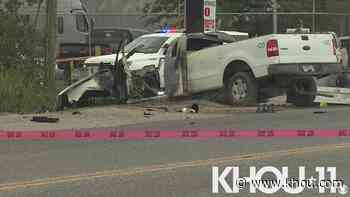 Raw video: End of deadly chase in northeast Houston - KHOU.com