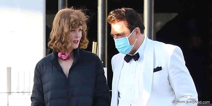 Nicole Kidman & Javier Bardem Look Just Like Lucille Ball & Desi Arnaz In These New 'Being The Ricardos' Set Pics!