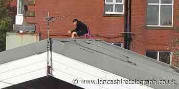 Youths climbing on Blackburn school roof 'risking serious injury'