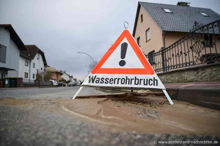 Was ist bei einem Rohrbruch zu tun?