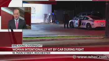 Rochester Police: Woman intentionally hit by car during fight<br />