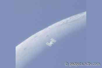 International Space Station Cruises Across the Moon, Caught in Sunlight: Watch the Video
