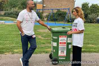 London Mayor candidate Farah London holds City Hall protest