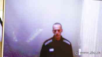 Alexei Navalny, seen for 1st time since hunger strike, insults Putin in court appearance