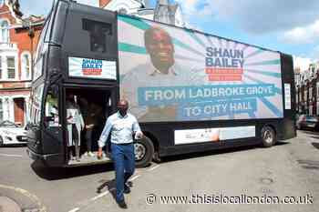 Shaun Bailey begins 32-hour campaign bus tour