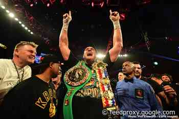 Tyson Fury tells Anthony Joshua: ‘I’m taking you out cold’