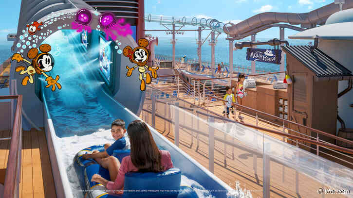 Disney Cruise Line’s newest ship, Disney Wish, boasts suspended water ...