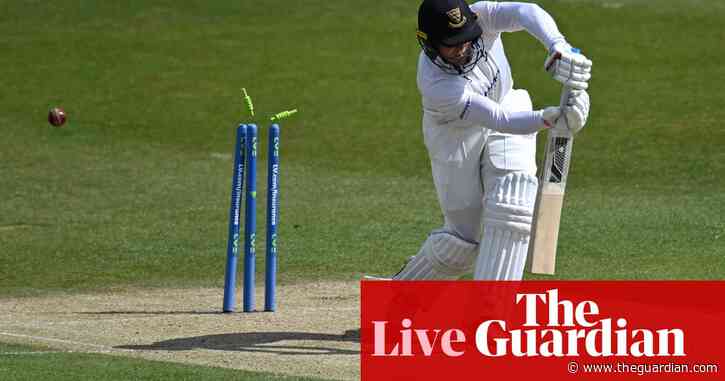 Wood and Raine on song for Durham as Cook hits century: county cricket – as it happened