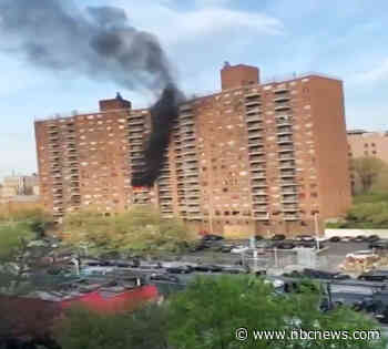 Girl jumps from 6th-floor apartment to escape fire in NYC