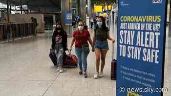 COVID-19: Private firms accused of 'monetising coronavirus' as foreign travel arrivals report testing woes - Sky News