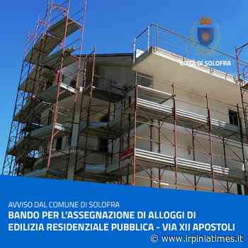 Solofra, bando assegnazione alloggi di edilizia residenziale pubblica - https://www.irpiniatimes.it