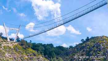 Longest pedestrian bridge just opened in Portugal and it's not for the faint of heart
