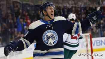 Leafs' Nash skates for first time since trade - TSN