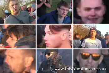 Hyde Park: Police hunt 9 men over anti lockdown violence