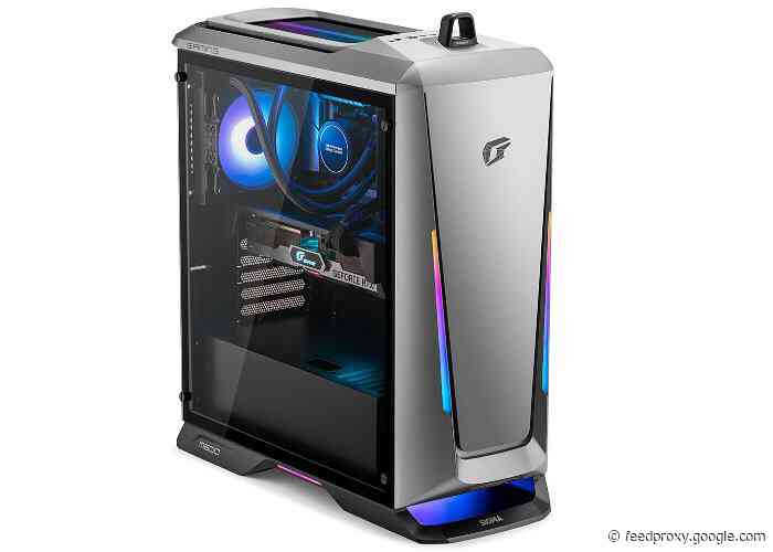 COLORFUL iGame M600 Mirage gaming PC with magnetic power key security