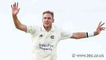 County Championship: Stuart Broad stars as Notts seize control after batting collapse