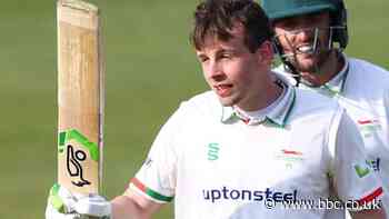 County Championship: Leicestershire's Sam Evans makes 102 against Gloucestershire
