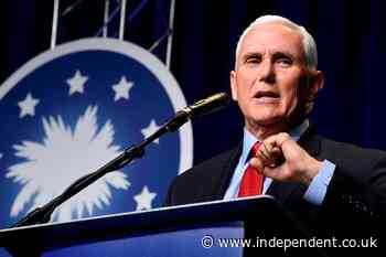 Eying 2024, Pence says he'll push back on 'liberal agenda'
