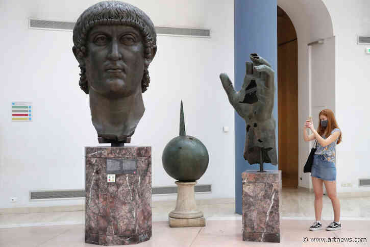 Colossal Statue of Roman Emperor Regains Missing Finger Discovered in Louvre’s Collection