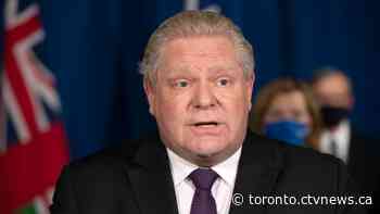 Ontario premier says 40% of adults will have received first COVID-19 vaccine dose by end of Friday