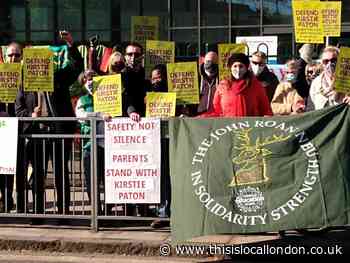 Teachers strike outside Greenwich school over potential sacking